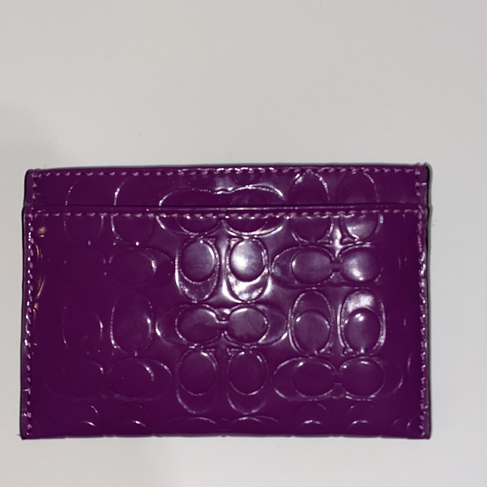 Coach card holder